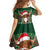 Scottish Christmas Family Matching Off Shoulder Short Dress and Hawaiian Shirt Highland Cattle-Xmas Tartan Stripes Style Green Color - Wonder Print Shop