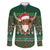 Scottish Christmas Family Matching Short Sleeve Bodycon Dress and Hawaiian Shirt Highland Cattle-Xmas Tartan Stripes Style Green Color - Wonder Print Shop