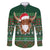 Scottish Christmas Family Matching Summer Maxi Dress and Hawaiian Shirt Highland Cattle-Xmas Tartan Stripes Style Green Color - Wonder Print Shop