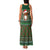 Scottish Christmas Family Matching Tank Maxi Dress and Hawaiian Shirt Highland Cattle-Xmas Tartan Stripes Style Green Color - Wonder Print Shop