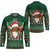 Scottish Christmas Hockey Jersey Highland Cattle-Xmas Tartan Stripes Style Green Color - Wonder Print Shop