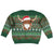 Scottish Christmas Kid Ugly Christmas Sweater Highland Cattle-Xmas Tartan Stripes Style Green Color - Wonder Print Shop