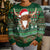 Scottish Christmas Kid Ugly Christmas Sweater Highland Cattle-Xmas Tartan Stripes Style Green Color - Wonder Print Shop