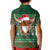 Scottish Christmas Kid Polo Shirt Highland Cattle-Xmas Tartan Stripes Style Green Color - Wonder Print Shop