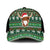 Scottish Christmas Mesh Trucker Cap Highland Cattle-Xmas Tartan Stripes Style Green Color - Wonder Print Shop