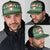 Scottish Christmas Mesh Trucker Cap Highland Cattle-Xmas Tartan Stripes Style Green Color - Wonder Print Shop