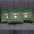 Scottish Christmas Pillow Cover Highland Cattle-Xmas Tartan Stripes Style Green Color - Wonder Print Shop
