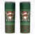 Scottish Christmas Skinny Tumbler Highland Cattle-Xmas Tartan Stripes Style Green Color - Wonder Print Shop