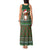 Scottish Christmas Tank Maxi Dress Highland Cattle-Xmas Tartan Stripes Style Green Color - Wonder Print Shop