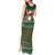 Scottish Christmas Tank Maxi Dress Highland Cattle-Xmas Tartan Stripes Style Green Color - Wonder Print Shop