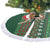 Scottish Christmas Tree Skirt Highland Cattle-Xmas Tartan Stripes Style Green Color - Wonder Print Shop