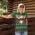 Scottish Christmas Women Polo Shirt Highland Cattle-Xmas Tartan Stripes Style Green Color - Wonder Print Shop