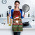 Scottish Christmas Apron Highland Cattle-Xmas Tartan Stripes Style Red Color - Wonder Print Shop