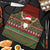 Scottish Christmas Apron Highland Cattle-Xmas Tartan Stripes Style Red Color - Wonder Print Shop