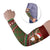 Scottish Christmas Arm Sleeves Highland Cattle-Xmas Tartan Stripes Style Red Color - Wonder Print Shop