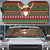 Scottish Christmas Auto Sun Shade Highland Cattle-Xmas Tartan Stripes Style Red Color - Wonder Print Shop