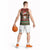 Scottish Christmas Basketball Jersey Highland Cattle-Xmas Tartan Stripes Style Red Color - Wonder Print Shop