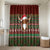 Scottish Christmas Bathroom Set Highland Cattle-Xmas Tartan Stripes Style Red Color - Wonder Print Shop