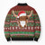 Scottish Christmas Bomber Puffer Jacket Highland Cattle-Xmas Tartan Stripes Style Red Color - Wonder Print Shop