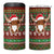 Scottish Christmas 4 in 1 Can Cooler Tumbler Highland Cattle-Xmas Tartan Stripes Style Red Color - Wonder Print Shop