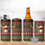 Scottish Christmas 4 in 1 Can Cooler Tumbler Highland Cattle-Xmas Tartan Stripes Style Red Color - Wonder Print Shop