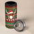Scottish Christmas 4 in 1 Can Cooler Tumbler Highland Cattle-Xmas Tartan Stripes Style Red Color - Wonder Print Shop