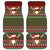 Scottish Christmas Car Mats Highland Cattle-Xmas Tartan Stripes Style Red Color - Wonder Print Shop