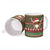 Scottish Christmas Ceramic Mug Highland Cattle-Xmas Tartan Stripes Style Red Color - Wonder Print Shop