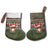 Scottish Christmas Stocking Highland Cattle-Xmas Tartan Stripes Style Red Color - Wonder Print Shop