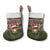 Scottish Christmas Stocking Highland Cattle-Xmas Tartan Stripes Style Red Color - Wonder Print Shop