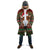 Scottish Christmas Cloak Highland Cattle-Xmas Tartan Stripes Style Red Color - Wonder Print Shop