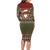 Scottish Christmas Family Matching Long Sleeve Bodycon Dress and Hawaiian Shirt Highland Cattle-Xmas Tartan Stripes Style Red Color - Wonder Print Shop