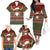 Scottish Christmas Family Matching Off The Shoulder Long Sleeve Dress and Hawaiian Shirt Highland Cattle-Xmas Tartan Stripes Style Red Color - Wonder Print Shop