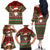 Scottish Christmas Family Matching Off The Shoulder Long Sleeve Dress and Hawaiian Shirt Highland Cattle-Xmas Tartan Stripes Style Red Color - Wonder Print Shop