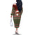Scottish Christmas Family Matching Off The Shoulder Long Sleeve Dress and Hawaiian Shirt Highland Cattle-Xmas Tartan Stripes Style Red Color - Wonder Print Shop