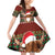 Scottish Christmas Family Matching Off Shoulder Short Dress and Hawaiian Shirt Highland Cattle-Xmas Tartan Stripes Style Red Color - Wonder Print Shop