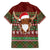 Scottish Christmas Family Matching Short Sleeve Bodycon Dress and Hawaiian Shirt Highland Cattle-Xmas Tartan Stripes Style Red Color - Wonder Print Shop