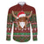 Scottish Christmas Family Matching Short Sleeve Bodycon Dress and Hawaiian Shirt Highland Cattle-Xmas Tartan Stripes Style Red Color - Wonder Print Shop