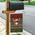 Scottish Christmas Garden Flag Highland Cattle-Xmas Tartan Stripes Style Red Color - Wonder Print Shop