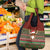 Scottish Christmas Grocery Bag Highland Cattle-Xmas Tartan Stripes Style Red Color - Wonder Print Shop