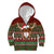 Scottish Christmas Kid Hoodie Highland Cattle-Xmas Tartan Stripes Style Red Color - Wonder Print Shop