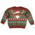 Scottish Christmas Kid Ugly Christmas Sweater Highland Cattle-Xmas Tartan Stripes Style Red Color - Wonder Print Shop
