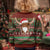 Scottish Christmas Kid Ugly Christmas Sweater Highland Cattle-Xmas Tartan Stripes Style Red Color - Wonder Print Shop