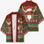 Scottish Christmas Kimono Highland Cattle-Xmas Tartan Stripes Style Red Color - Wonder Print Shop