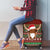 Scottish Christmas Luggage Cover Highland Cattle-Xmas Tartan Stripes Style Red Color - Wonder Print Shop