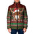 Scottish Christmas Padded Jacket Highland Cattle-Xmas Tartan Stripes Style Red Color - Wonder Print Shop
