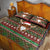 Scottish Christmas Quilt Bed Set Highland Cattle-Xmas Tartan Stripes Style Red Color - Wonder Print Shop