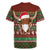 Scottish Christmas Rugby Jersey Highland Cattle-Xmas Tartan Stripes Style Red Color - Wonder Print Shop