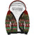 Scottish Christmas Sherpa Hoodie Highland Cattle-Xmas Tartan Stripes Style Red Color - Wonder Print Shop