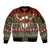 Scottish Christmas Sleeve Zip Bomber Jacket Highland Cattle-Xmas Tartan Stripes Style Red Color - Wonder Print Shop